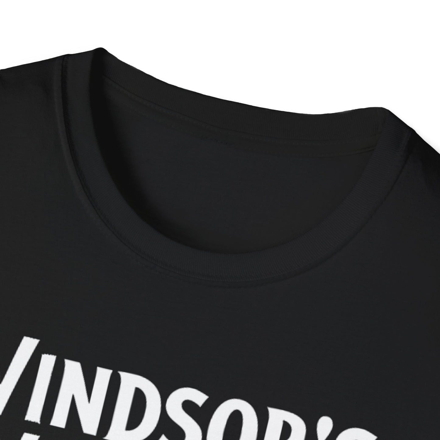 Windsor West End Hardcore Local Red Leaf, We Support Our Own, 1 T-Shirt, Softstyle Graphic Tee, Unisex Casual Wear, Support Local Merch, Gift for Community Lovers