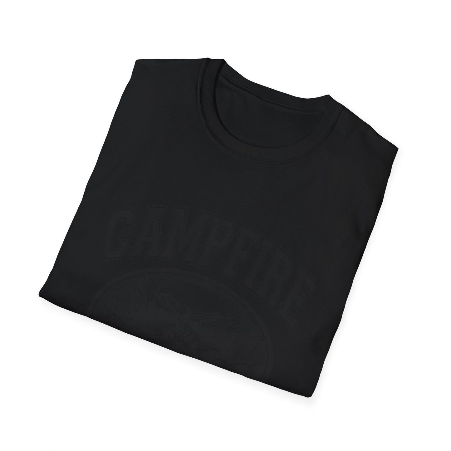Campfire Social Club Chairs T-Shirt, c006-n06-s007 Softstyle Graphic Tee, Unisex Casual Wear, Support'n Locals Merch, Gift for Community Lovers.