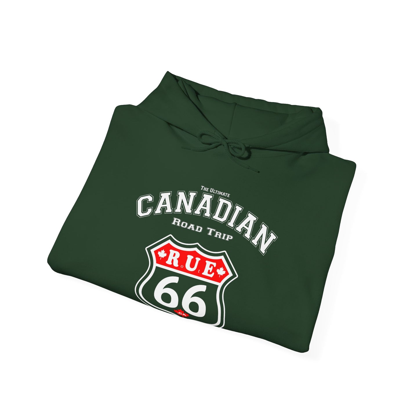Canadian Rue66 Roadtrip Black Hoodie -  Hooded Sweatshirt