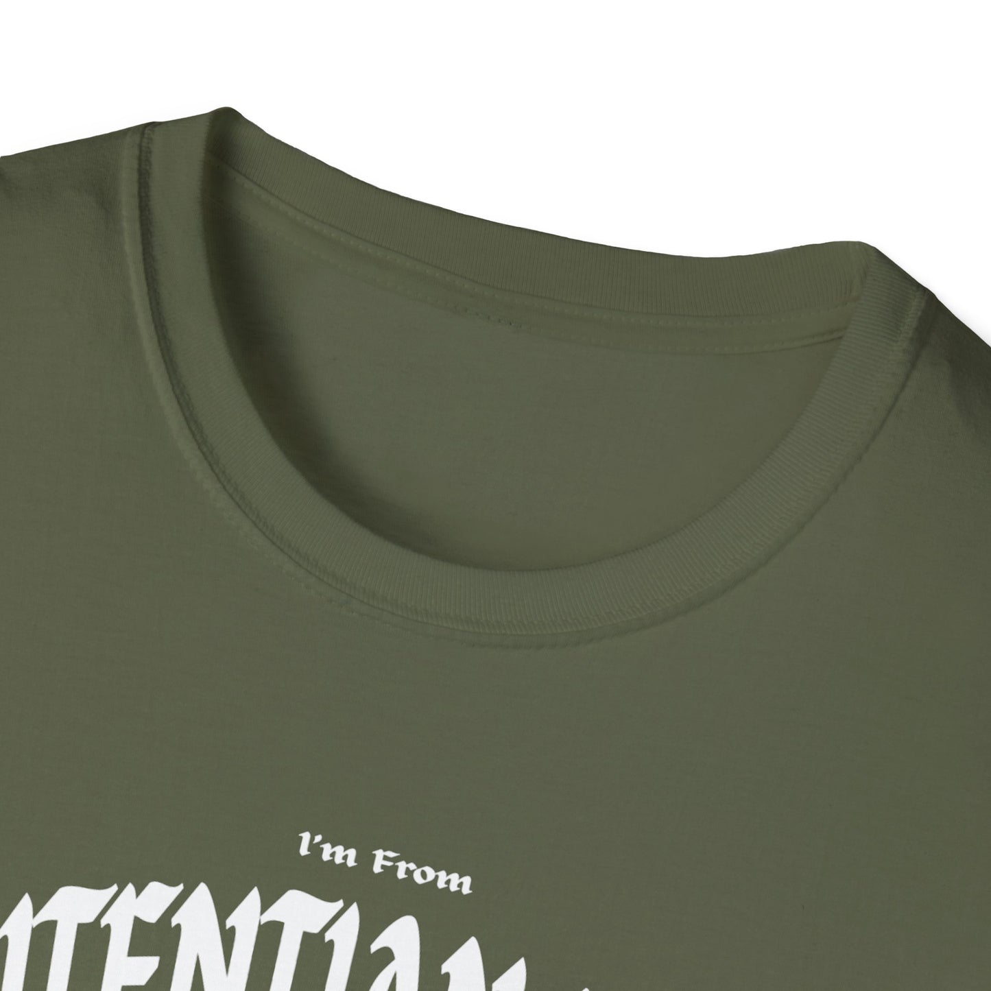 Laurentian West Underestimate Gal T-Shirt, c003-n07-s001 Softstyle Graphic Tee, Unisex Casual Wear, Support'n Locals Merch, Gift for Community Lovers.