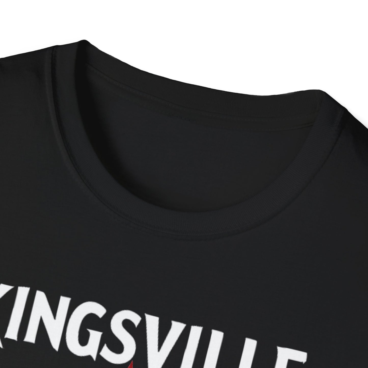 kingsville Hardcore Local Red Leaf, We Support Our Own, 1 T-Shirt, Softstyle Graphic Tee, Unisex Casual Wear, Support Local Merch, Gift for Community Lovers Finkz Windsor