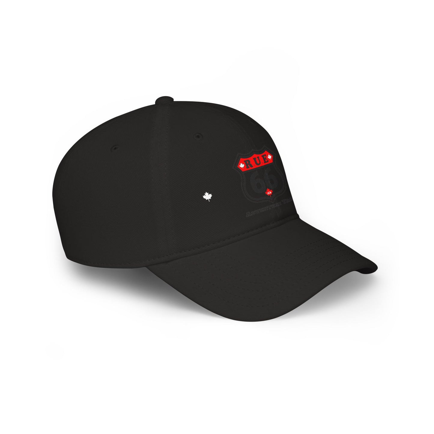 Rue 66 Low Profile Baseball Cap, White Adjustable Hat, Outdoor Gear, Casual Style, Gift for Nature Lovers - rue66.ca