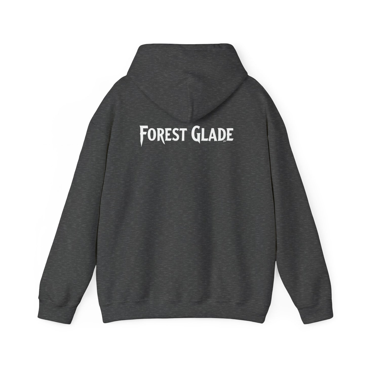 FOREST GLADE RED LEAF HARDCORE LOCAL Hooded Sweatshirt - Unisex Heavy Blend™ Pullover, Casual Hoodie for Every Day, Gift for Friends, Local Pride Apparel Support Your Community Finkz 49