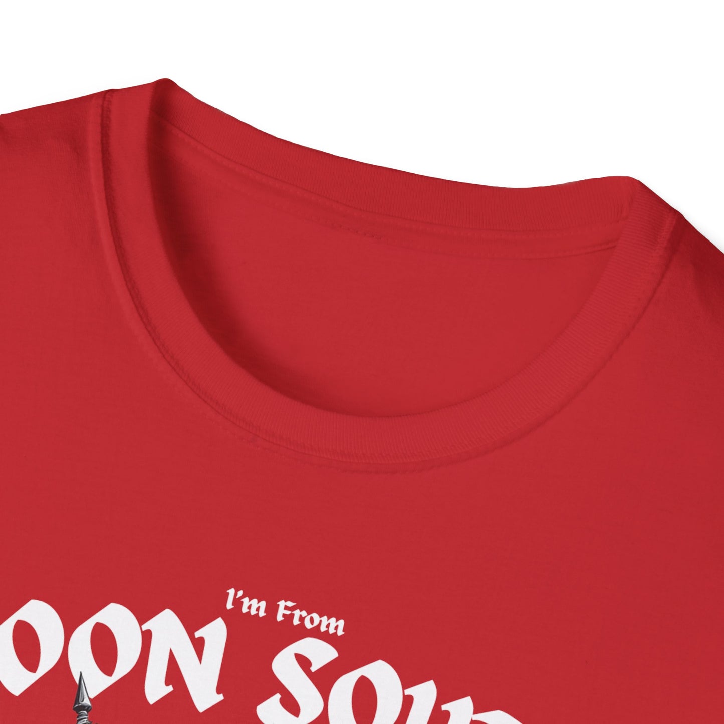 Doon South Underestimate Guy T-Shirt, c03-n02-s002 Softstyle Graphic Tee, Unisex Casual Wear, Support'n Locals Merch, Gift for Community Lovers.