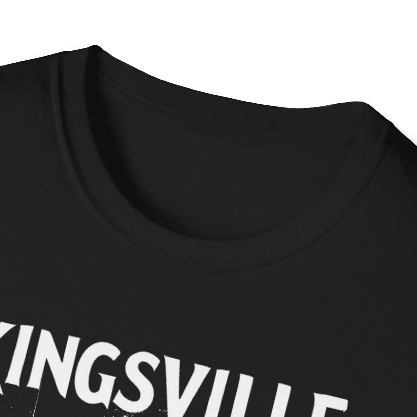 KINGSVILLE, We Support Our Own 2, Hardcore Local White Leaf T-Shirt, Softstyle Graphic Tee, Unisex Casual Wear, Support Local Merch, Gift for Community Lovers Finkz Windsor