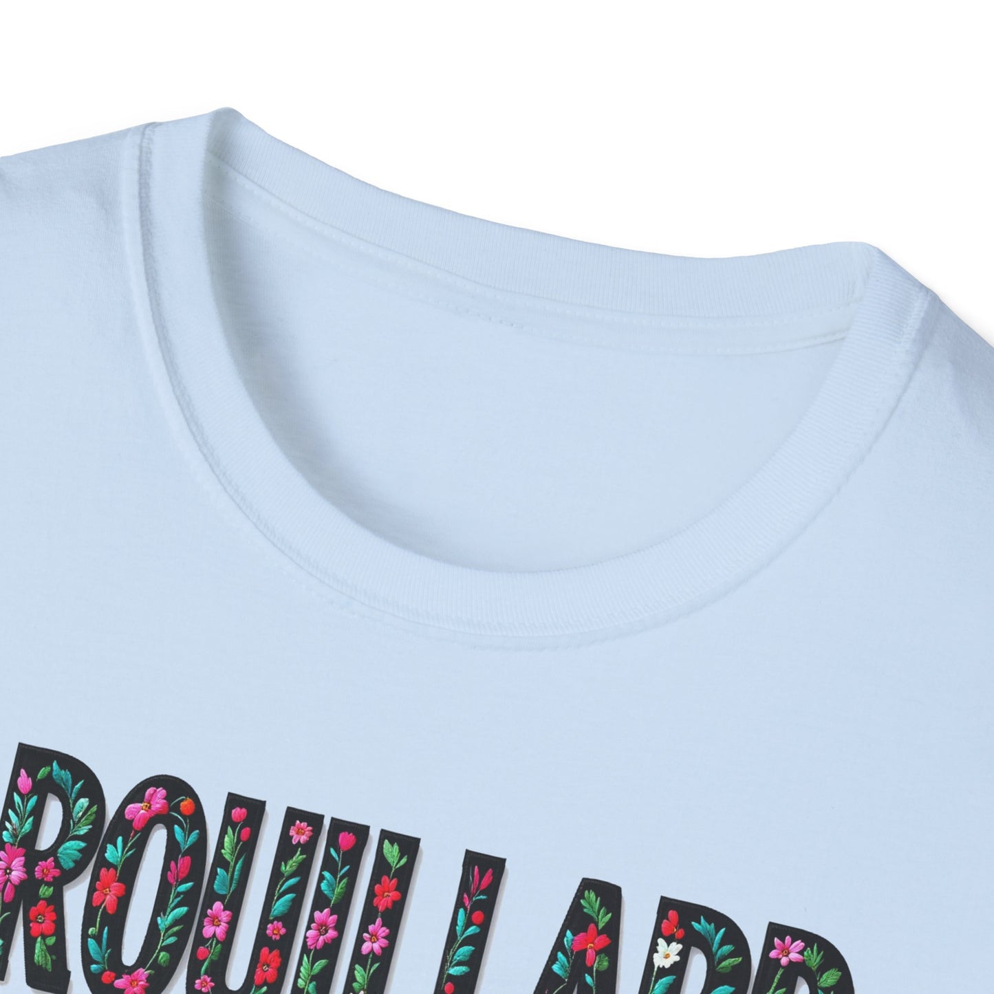 DROUILLARD Local Gal Flower-Heart T-Shirt, Softstyle Graphic Tee, Unisex Casual Wear, Support Local Merch, Gift for Community Lovers, Finkz WINDSOR