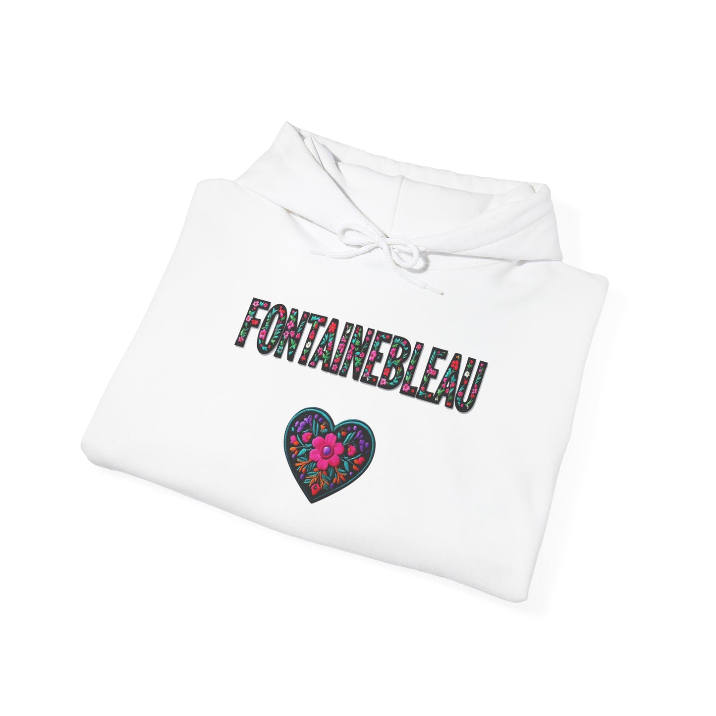 Fontainebleau Local Gal Flower c01-n11-hs005, Hooded Sweatshirt -  Unisex Heavy Blend™ Pullover, Casual Hoodie for Every Day, Gift for Friends, Support'n Locals -Local Pride Apparel Support Your Community