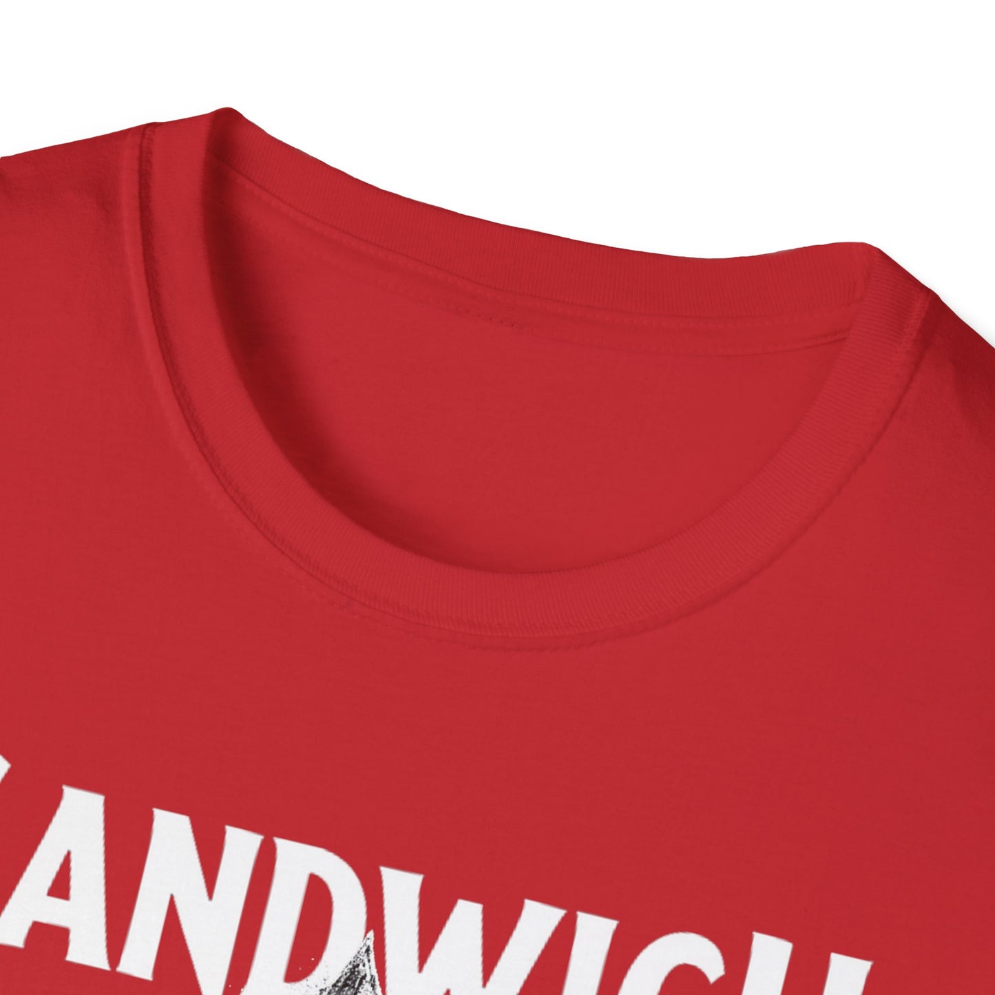 SANDWICH, Rep'n My Hood, Hardcore Local Cool Leaf T-Shirt, Softstyle Graphic Tee, Unisex Casual Wear, Support Local Merch, Gift for Community Lovers, Finkz WINDSOR