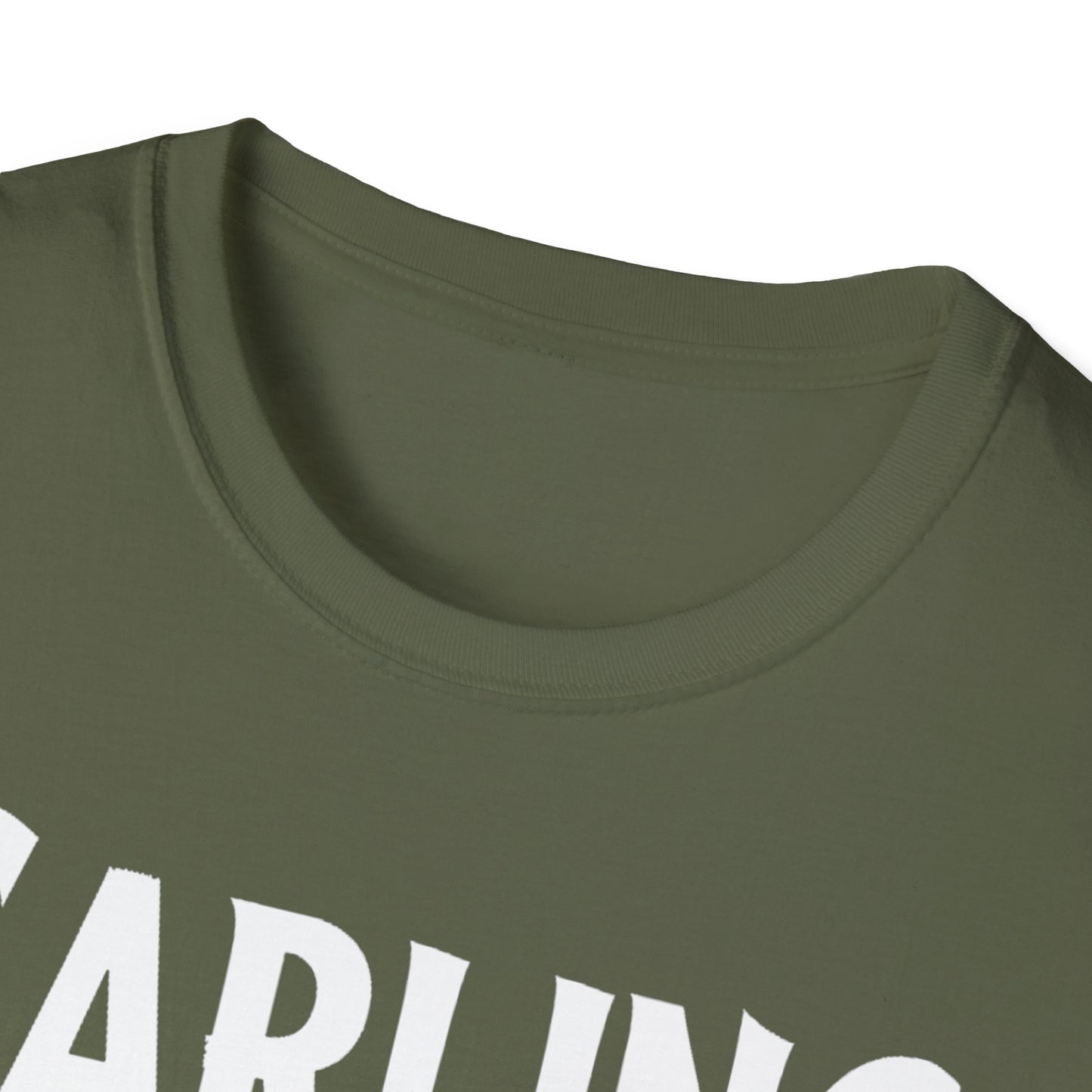 Carling Hardcore Rep'n White Leaf T-Shirt, c02-n03-s007 Softstyle Graphic Tee, Unisex Casual Wear, Support'n Locals Merch, Gift for Community Lovers.