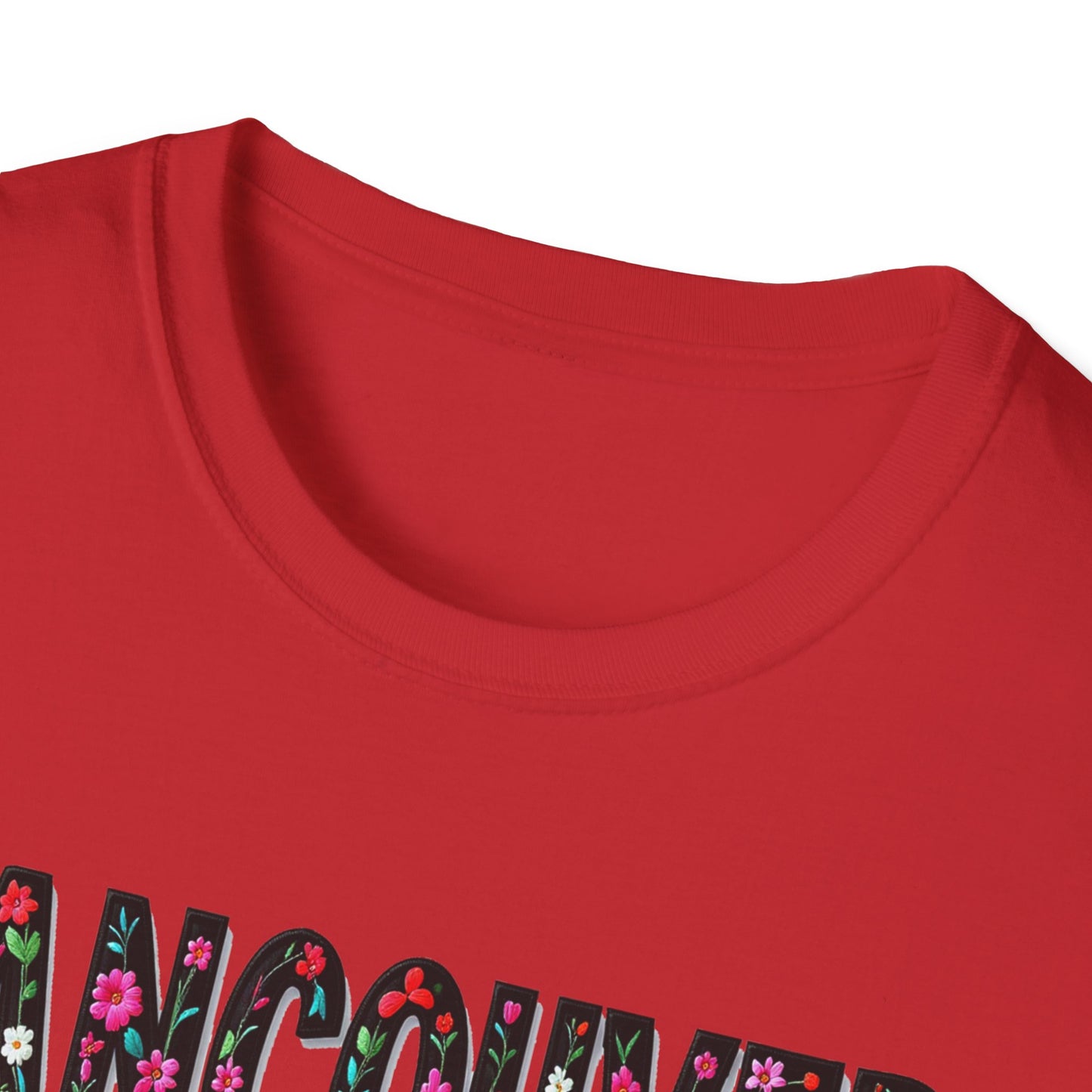 Vancouver Local Gal Flower-Heart T-Shirt, c13-n00-s005 Softstyle Graphic Tee, Unisex Casual Wear, Support Local Merch, Gift for Community Lovers, Finkz WINDSOR