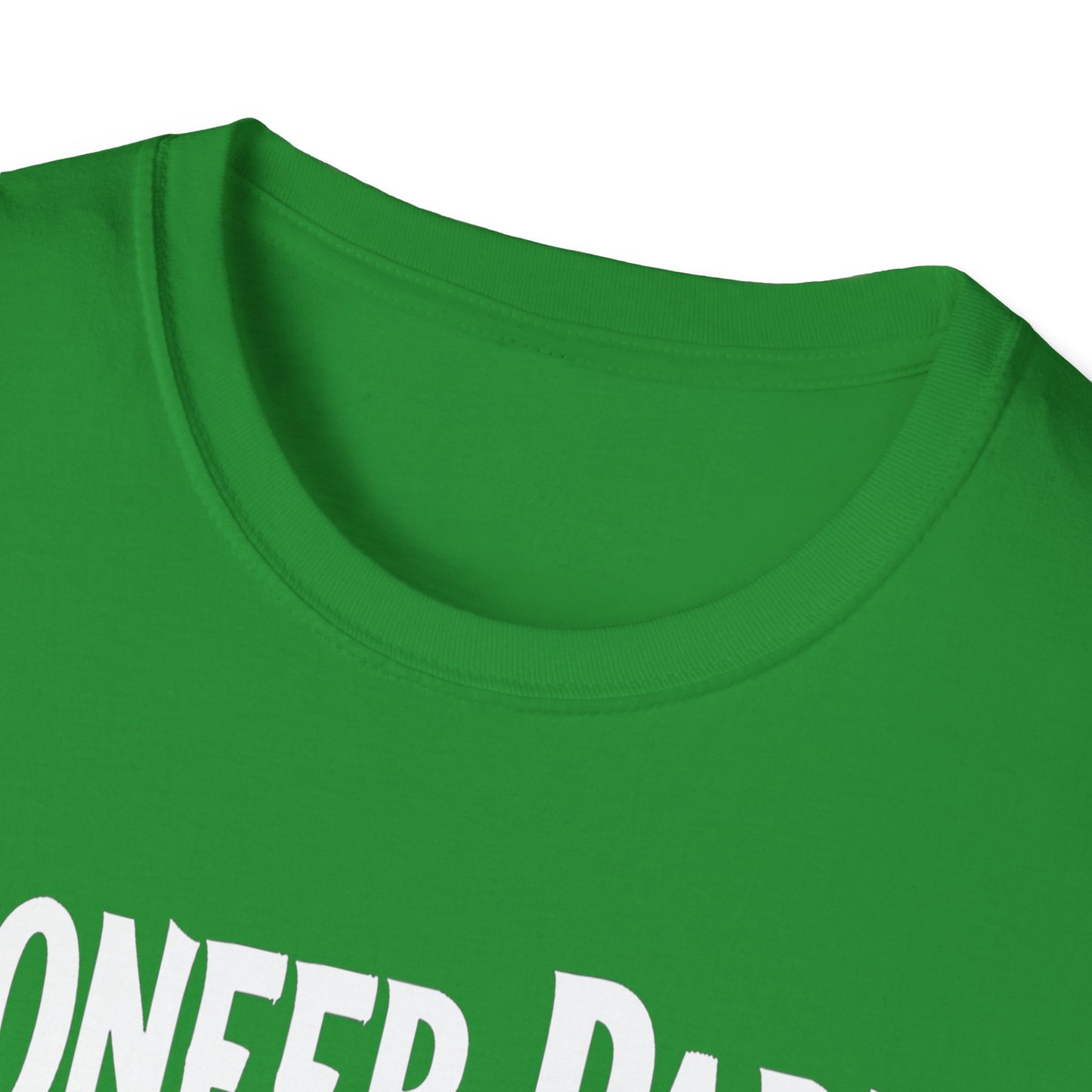 Pioneer Park Hardcore We Support Our Own Red Leaf T-Shirt, c03-n08-s006 Softstyle Graphic Tee, Unisex Casual Wear, Support'n Locals Merch, Gift for Community Lovers.