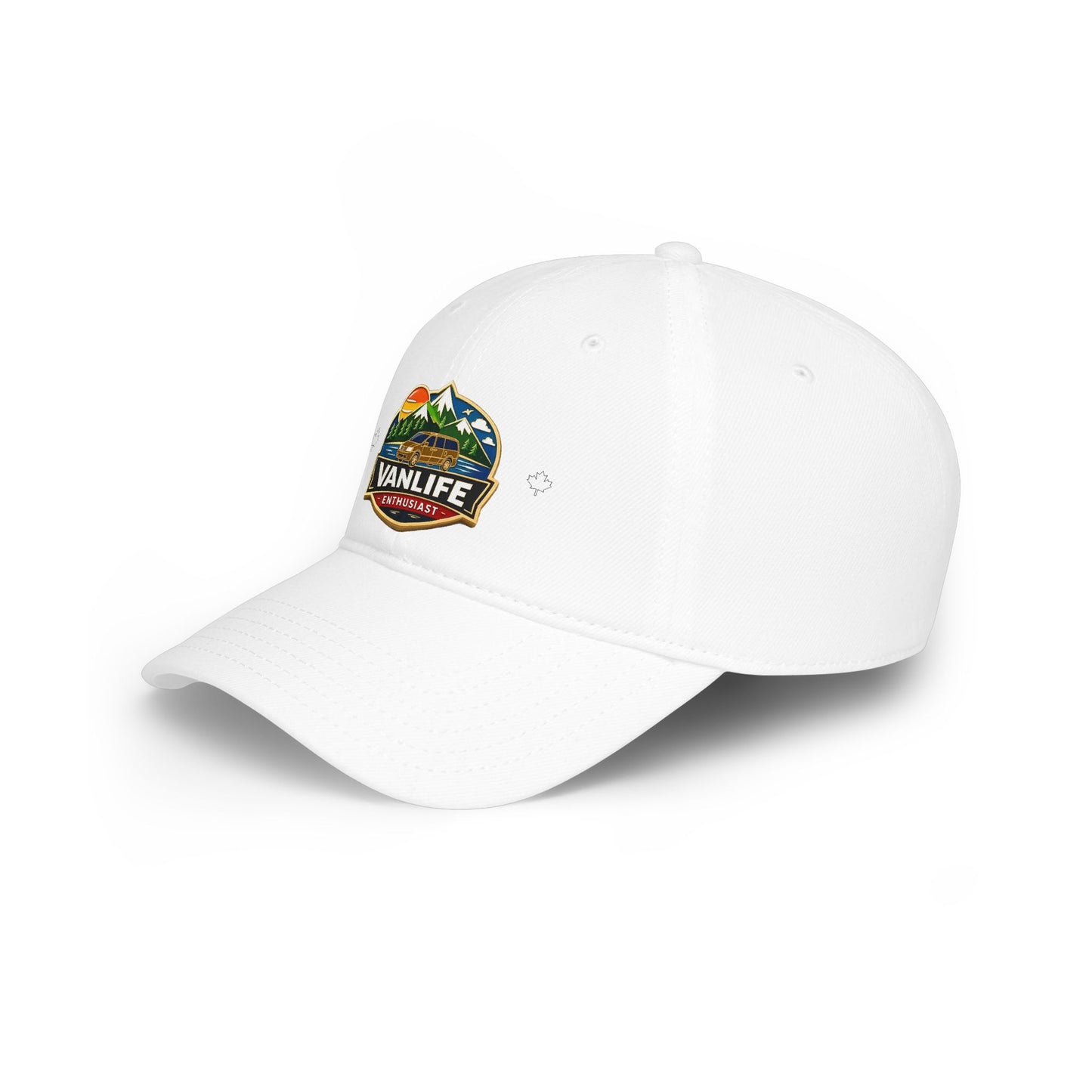 Vanlife Enthusiast White Low Profile Baseball Cap, Adjustable Hat, Outdoor Gear, Casual Style, Gift for Nature Lovers VanLifeEnthusiast.com