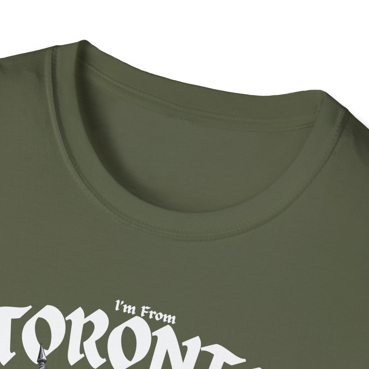 Toronto Underestimate Guy T-Shirt, c06-n00-s002 Softstyle Graphic Tee, Unisex Casual Wear, Support'n Locals Merch, Gift for Community Lovers.
