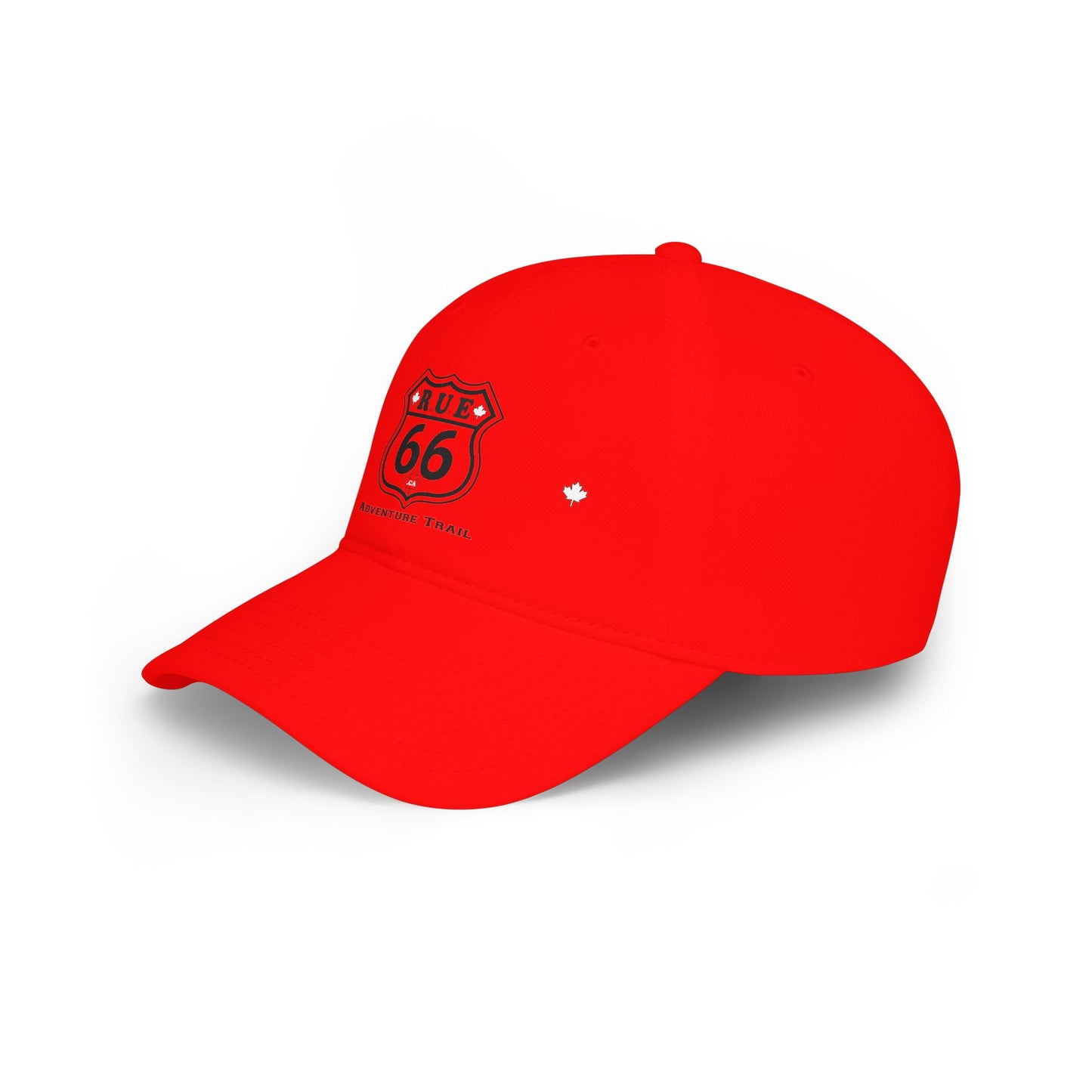 Rue 66 Low Profile Baseball Cap, White Adjustable Hat, Outdoor Gear, Casual Style, Gift for Nature Lovers - rue66.ca