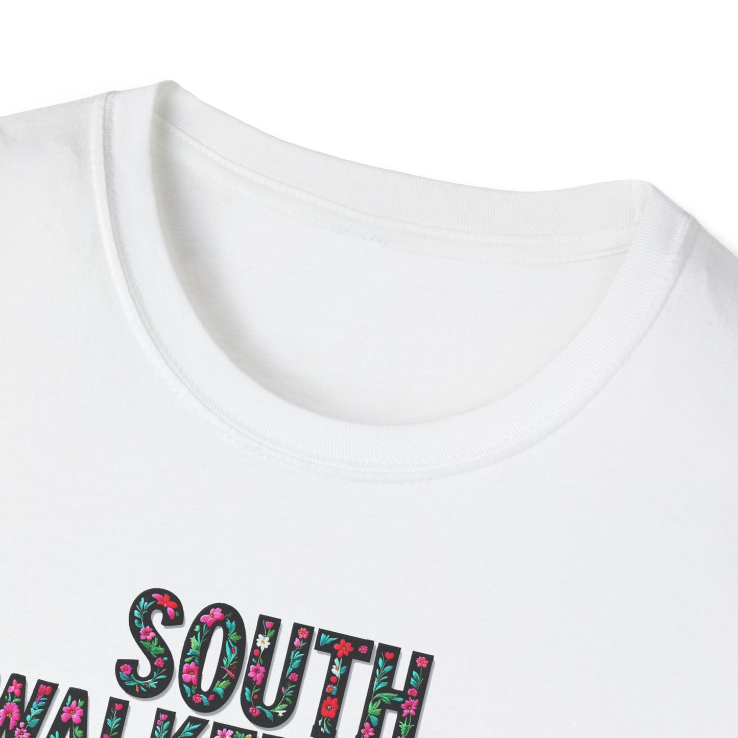 SOUTH WALKERVILLE Local Gal Flower-Heart T-Shirt, Softstyle Graphic Tee, Unisex Casual Wear, Support Local Merch, Gift for Community Lovers, Finkz WINDSOR