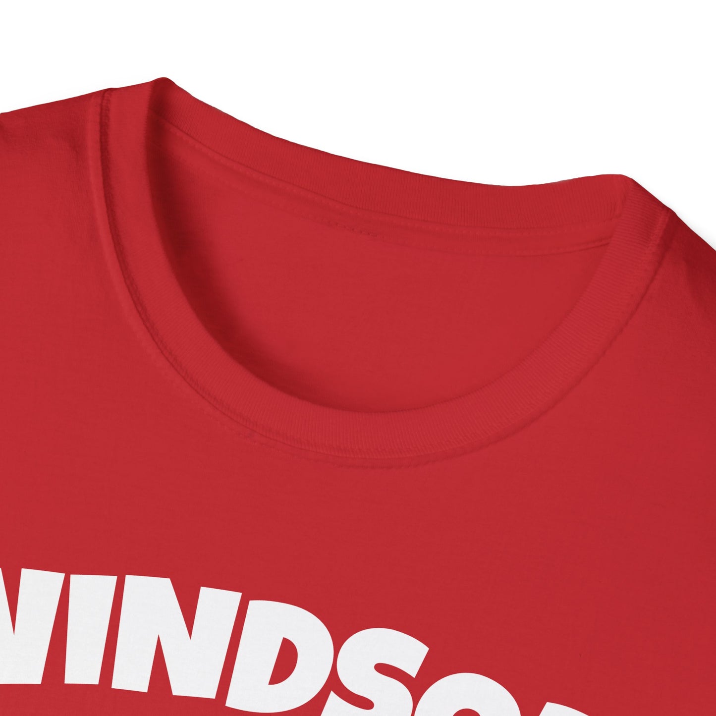 WINDSOR T-Shirt, Softstyle Graphic Tee, Unisex Casual Wear, Support Local Merch, Gift for Community Lovers, Finkz Windsor