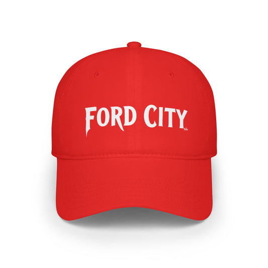 FORD CITY Low Profile Baseball Cap - Red Hat for Community Lovers FINKZ WINDSOR