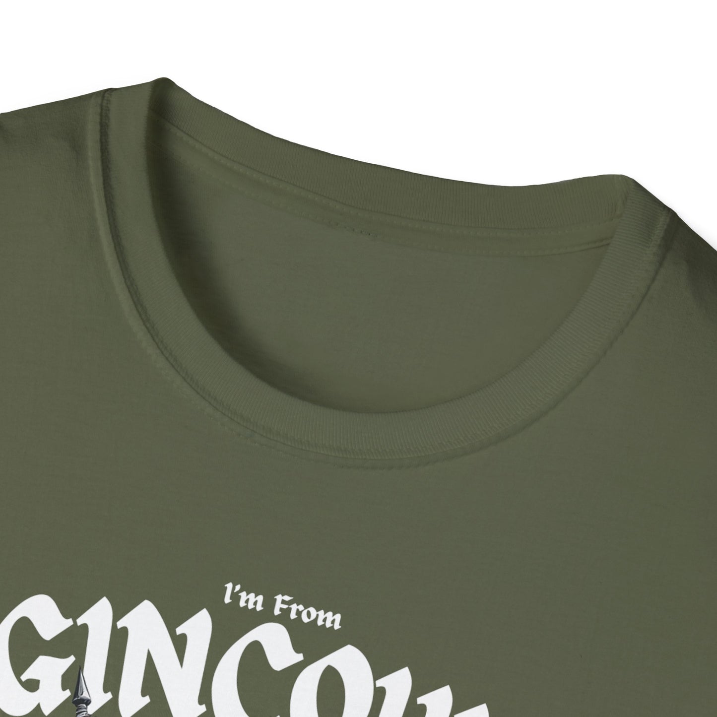 Agincourt Underestimate Guy T-Shirt, c06-n01-s002 Softstyle Graphic Tee, Unisex Casual Wear, Support'n Locals Merch, Gift for Community Lovers.