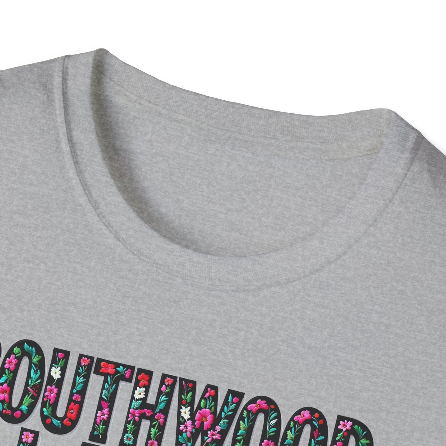 SOUTHWOOD LAKES Local Gal Flower-Heart T-Shirt, 3 Softstyle Graphic Tee, Unisex Casual Wear, Support Local Merch, Gift for Community Lovers, Finkz WINDSOR