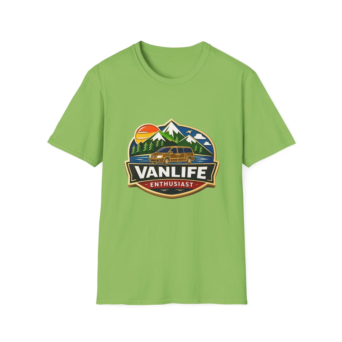 VanLife Enthusiast T-Shirt, Softstyle, Unisex VanLifeEnthusiast.com