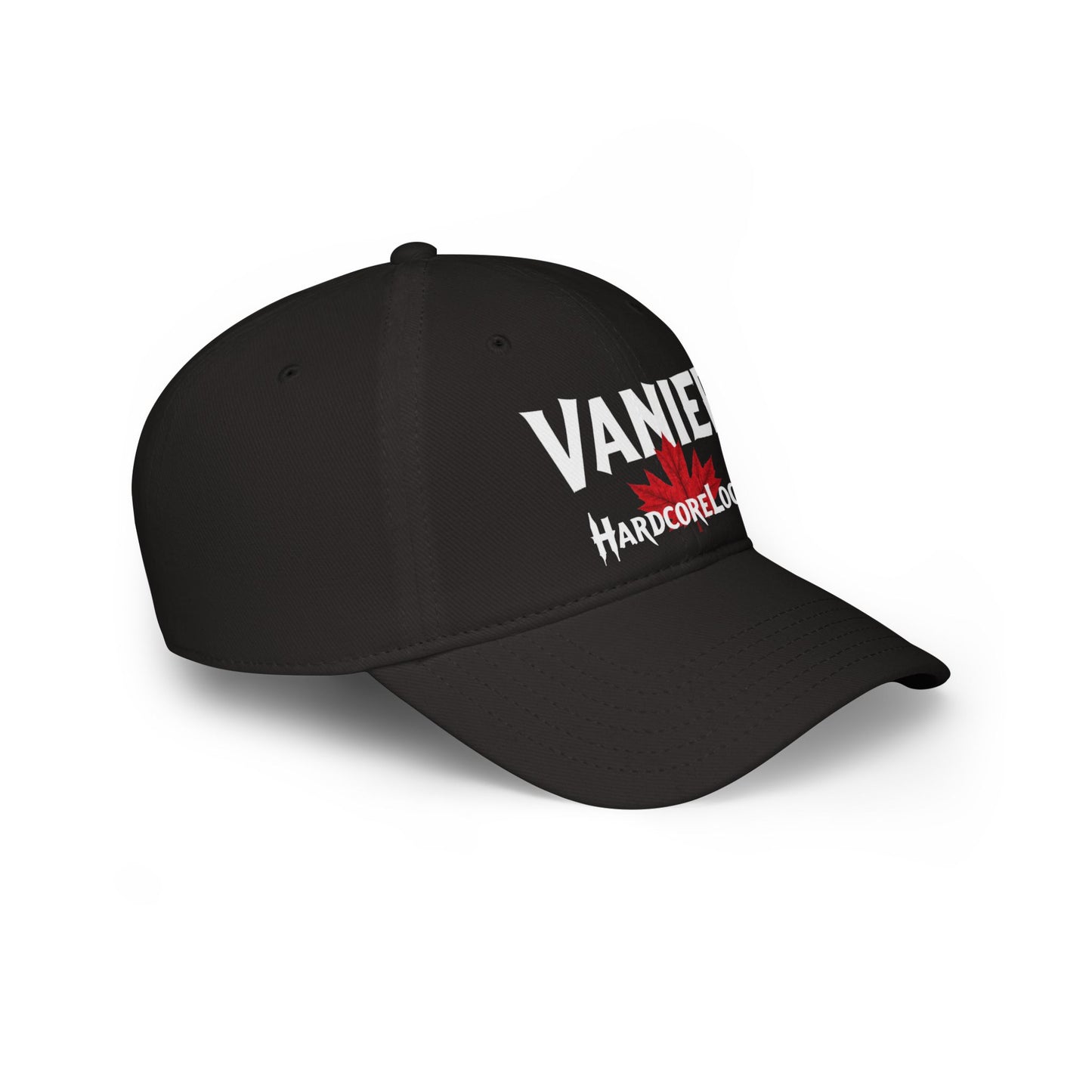 Vanier HARDCORE LOCAL Red LEAF Low Profile Baseball Cap - Hat for Community Lovers