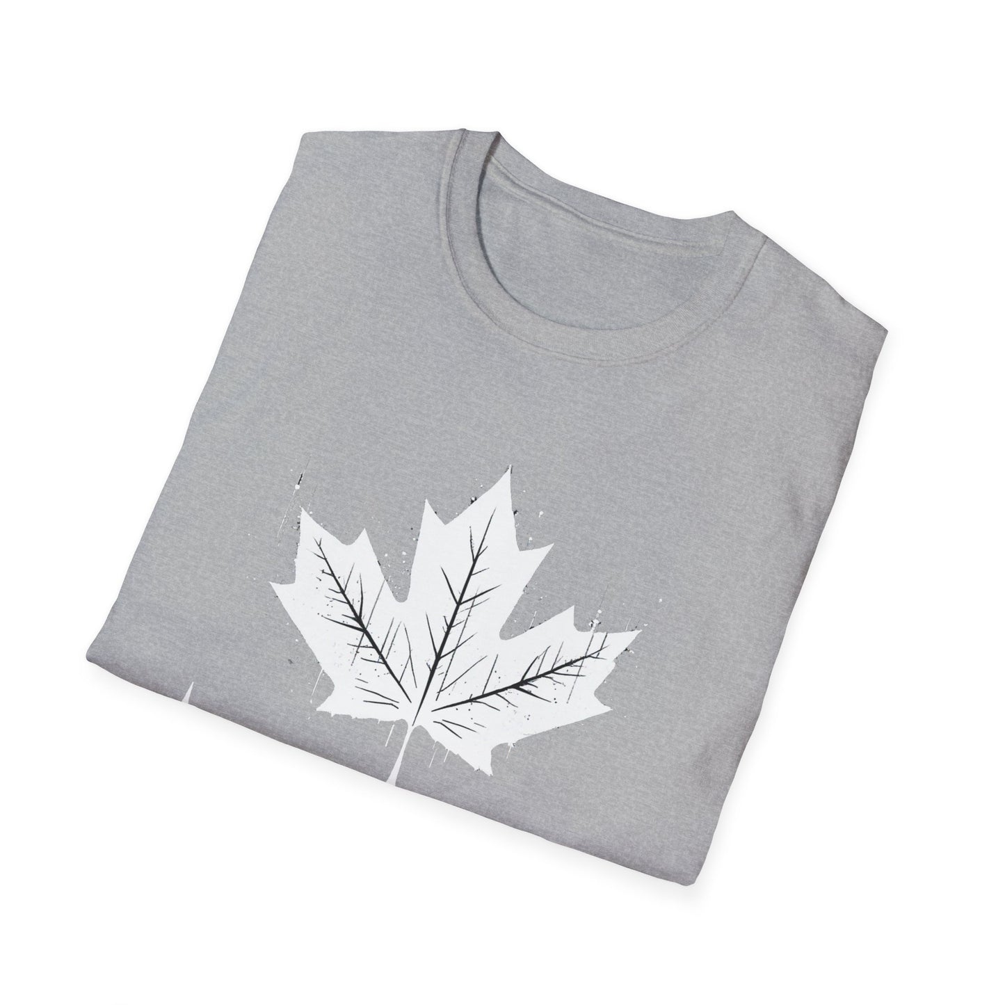 We Support Our Own, Hardcore Local Leaf T-Shirt, Softstyle Graphic Tee, Unisex Casual Wear, Support Local Merch, Gift for Community Lovers