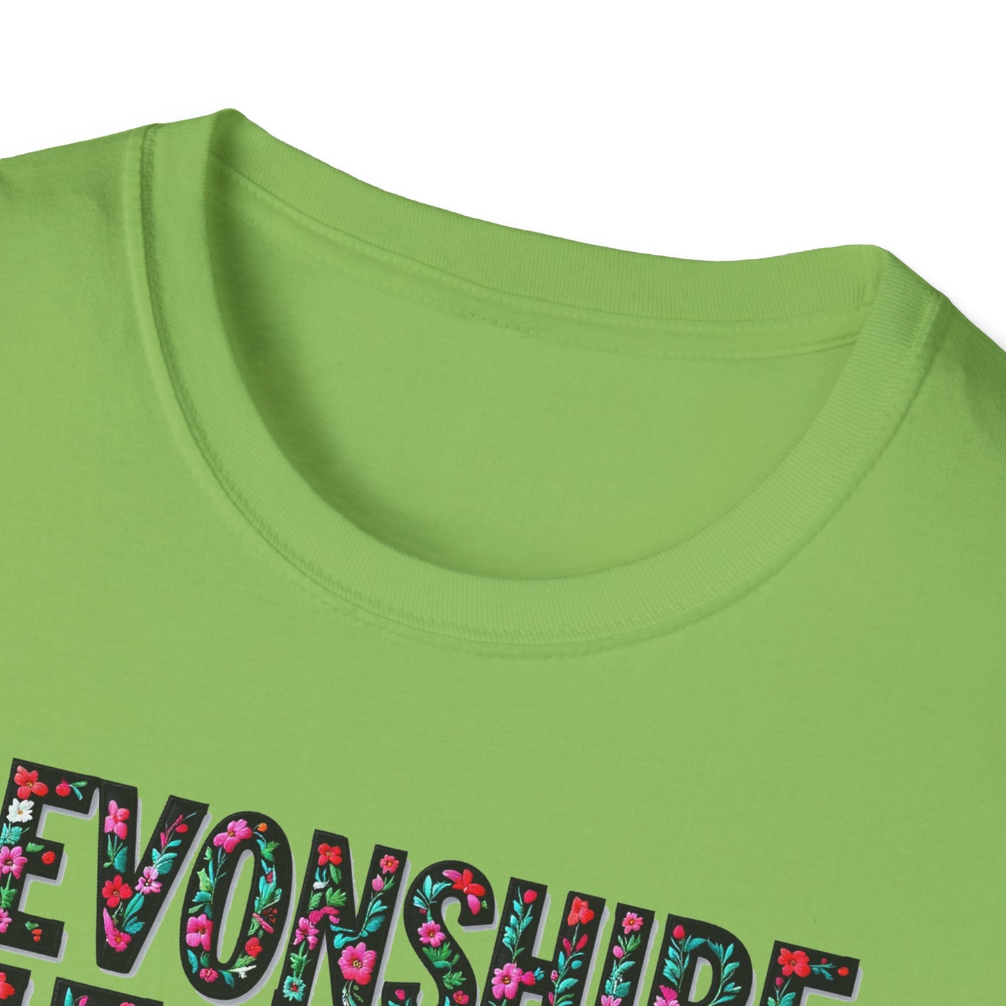 DEVONSHIRE HEIGHTS Local Gal Flower-Heart T-Shirt, 3 Softstyle Graphic Tee, Unisex Casual Wear, Support Local Merch, Gift for Community Lovers, Finkz WINDSOR