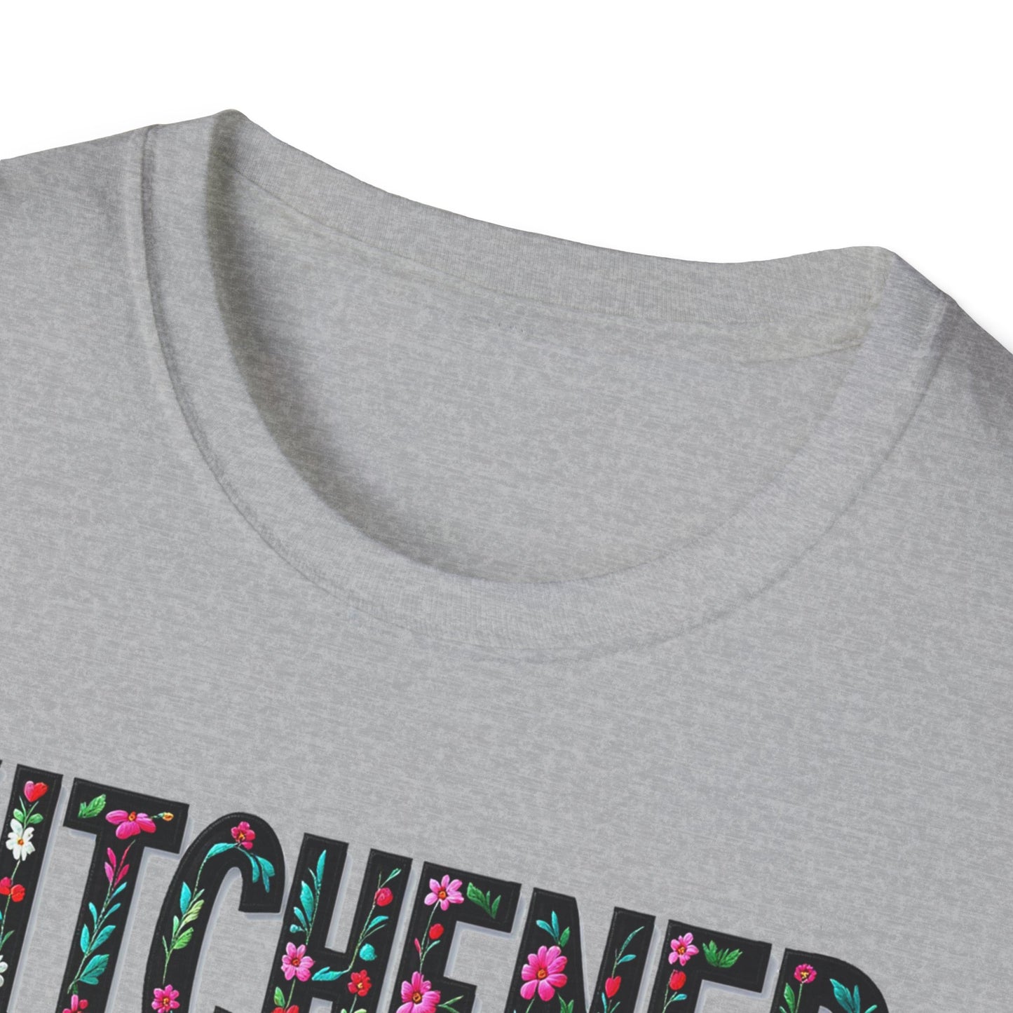 Kitchener Local Gal Flower-Heart T-Shirt, c03-n00-s005 Softstyle Graphic Tee, Unisex Casual Wear, Support Local Merch, Gift for Community Lovers, Finkz WINDSOR