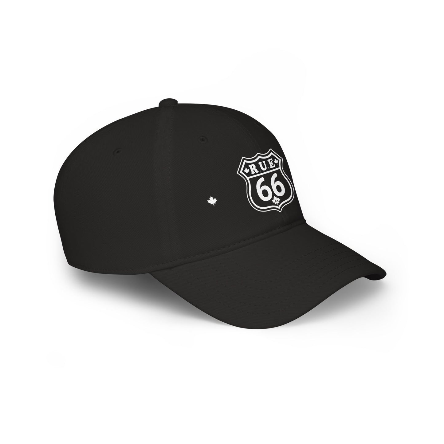 Rue 66 Low Profile Baseball Cap Red, Adjustable Hat, Outdoor Gear, Casual Style, Gift for Nature Lovers - rue66.ca