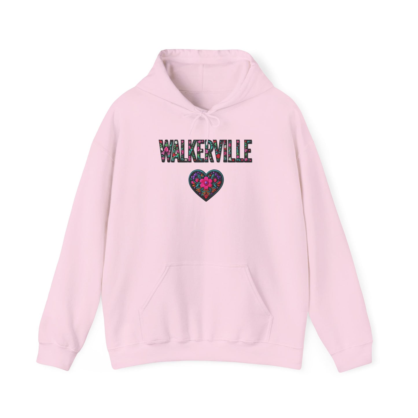 Walkerville Local Gal Flower c01-n07-hs005, Hooded Sweatshirt -  Unisex Heavy Blend™ Pullover, Casual Hoodie for Every Day, Gift for Friends, Support'n Locals -Local Pride Apparel Support Your Community