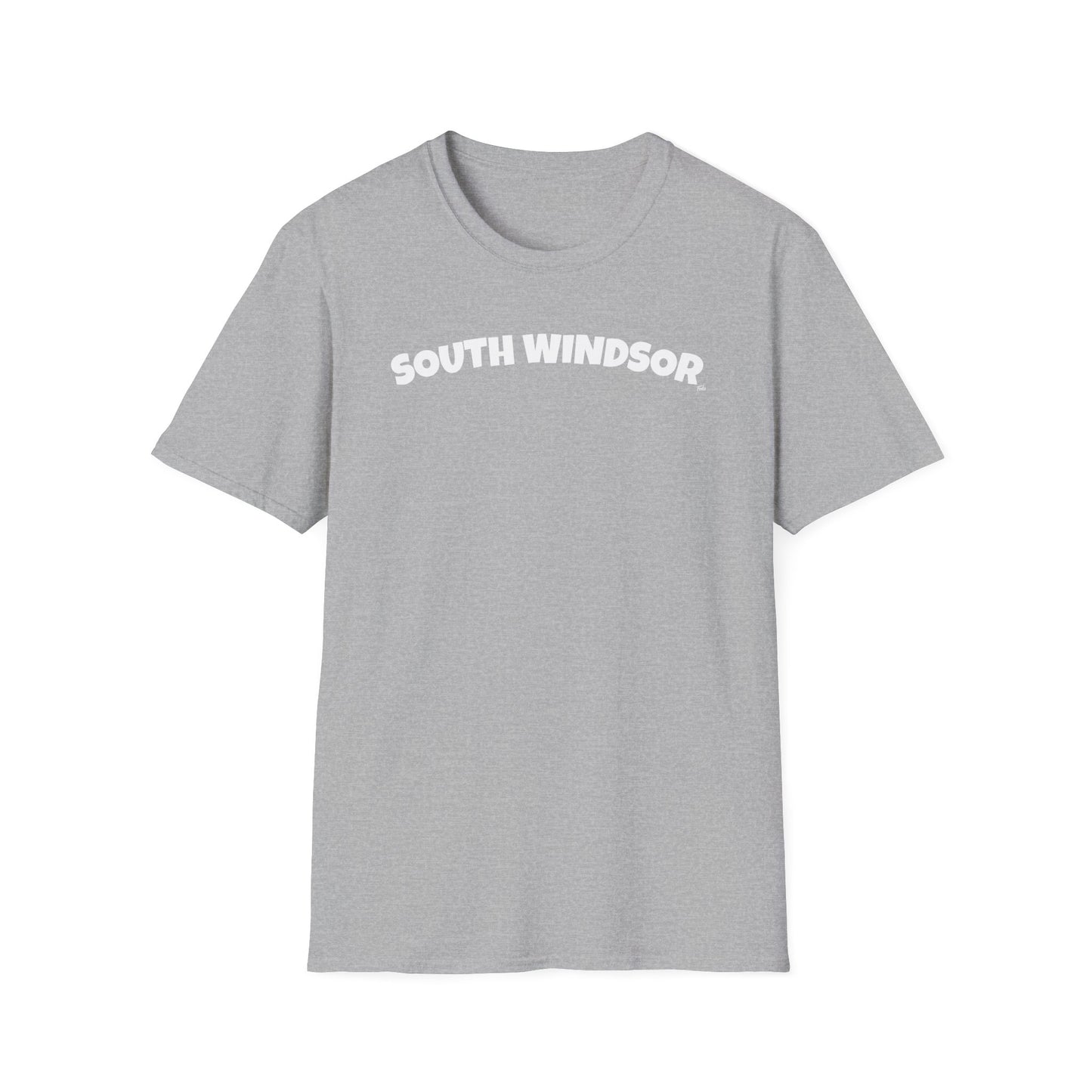 SOUTH WINDSOR T-Shirt, Softstyle Graphic Tee, Unisex Casual Wear, Support Local Merch, Gift for Community Lovers, Finkz Windsor