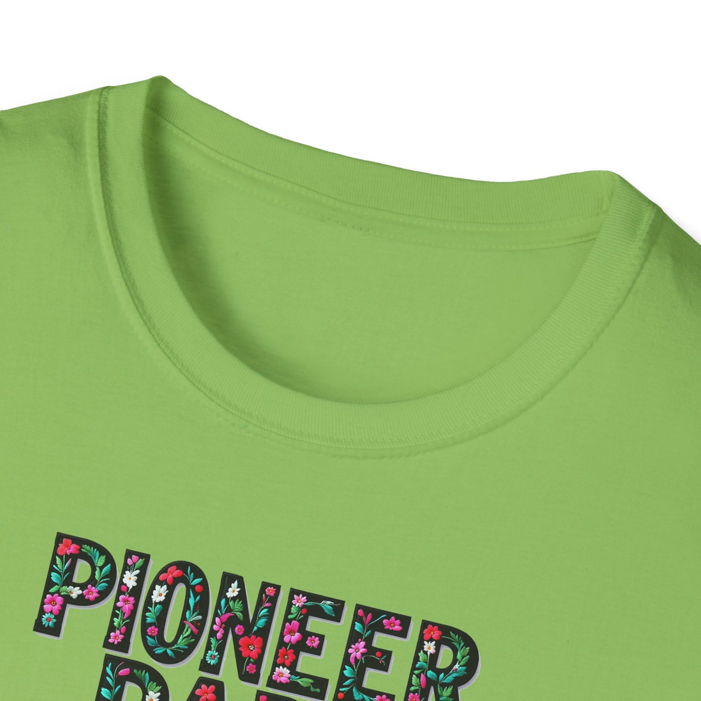 Pioneer Park Local Gal Flower-Heart T-Shirt, c03-n08-s05  Softstyle Graphic Tee, Unisex Casual Wear, Support Local Merch, Gift for Community Lovers, Finkz WINDSOR