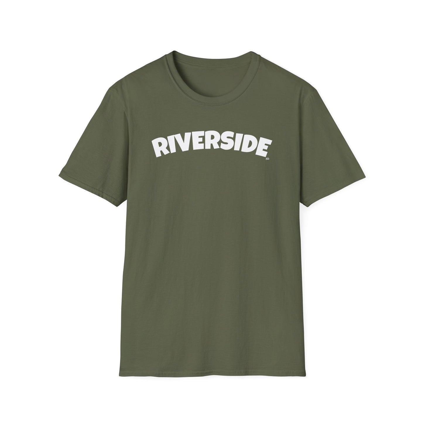 RIVERSIDE T-Shirt, Softstyle Graphic Tee, Unisex Casual Wear, Support Local Merch, Gift for Community Lovers, Finkz Windsor