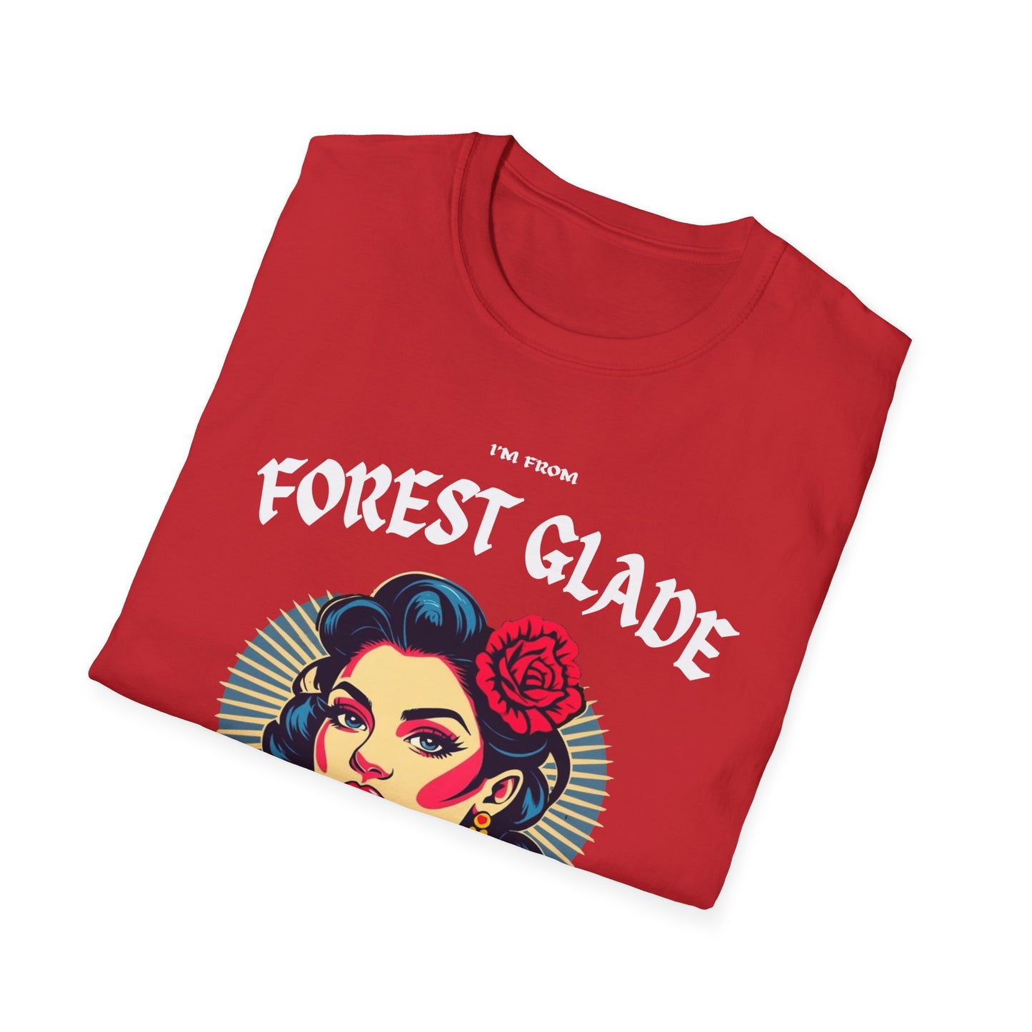 Forest Glade Underestimate GAL T-Shirt, Softstyle Graphic Tee, Unisex Casual Wear, Support Local Merch, Gift for Community Lovers, Finkz Windsor