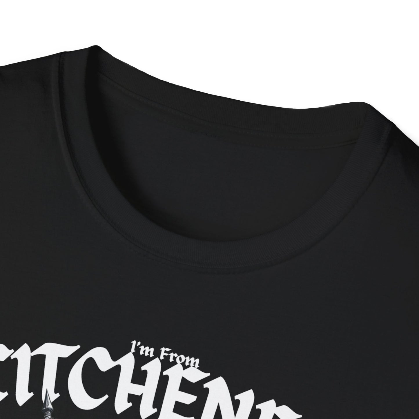 Kitchener Underestimate Guy T-Shirt, c03-n00-s002 Softstyle Graphic Tee, Unisex Casual Wear, Support'n Locals Merch, Gift for Community Lovers.