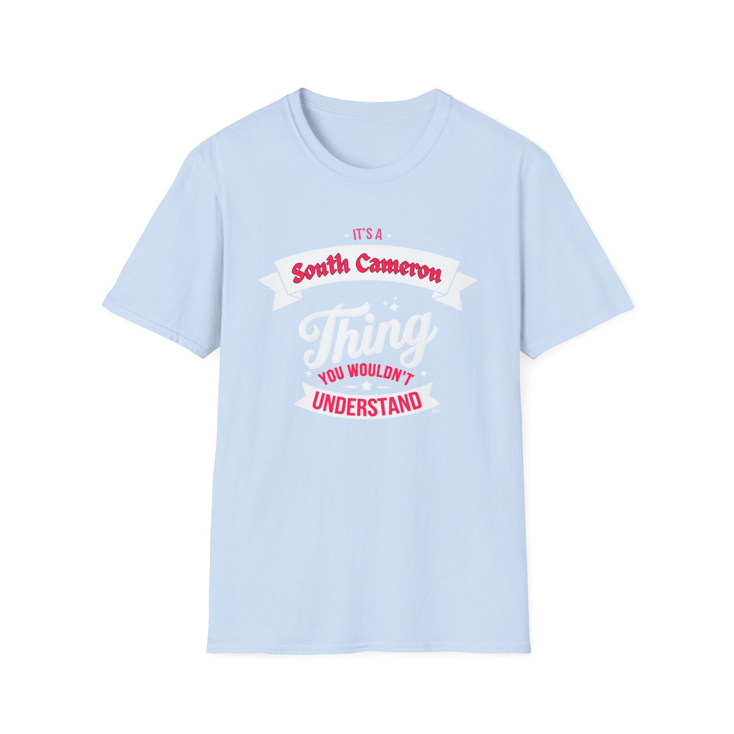 South Cameron THING T-Shirt, Softstyle Graphic Tee, Unisex Casual Wear, Support'n Locals Merch, Gift for Community Lovers, c01-n12-s003