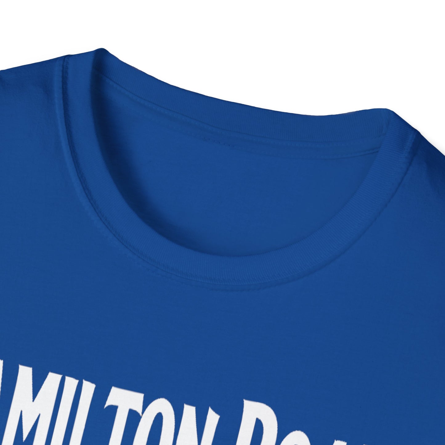 Hamilton Road Hardcore We Support Our Own Red Leaf T-Shirt, c02-n04-s006 Softstyle Graphic Tee, Unisex Casual Wear, Support'n Locals Merch, Gift for Community Lovers.