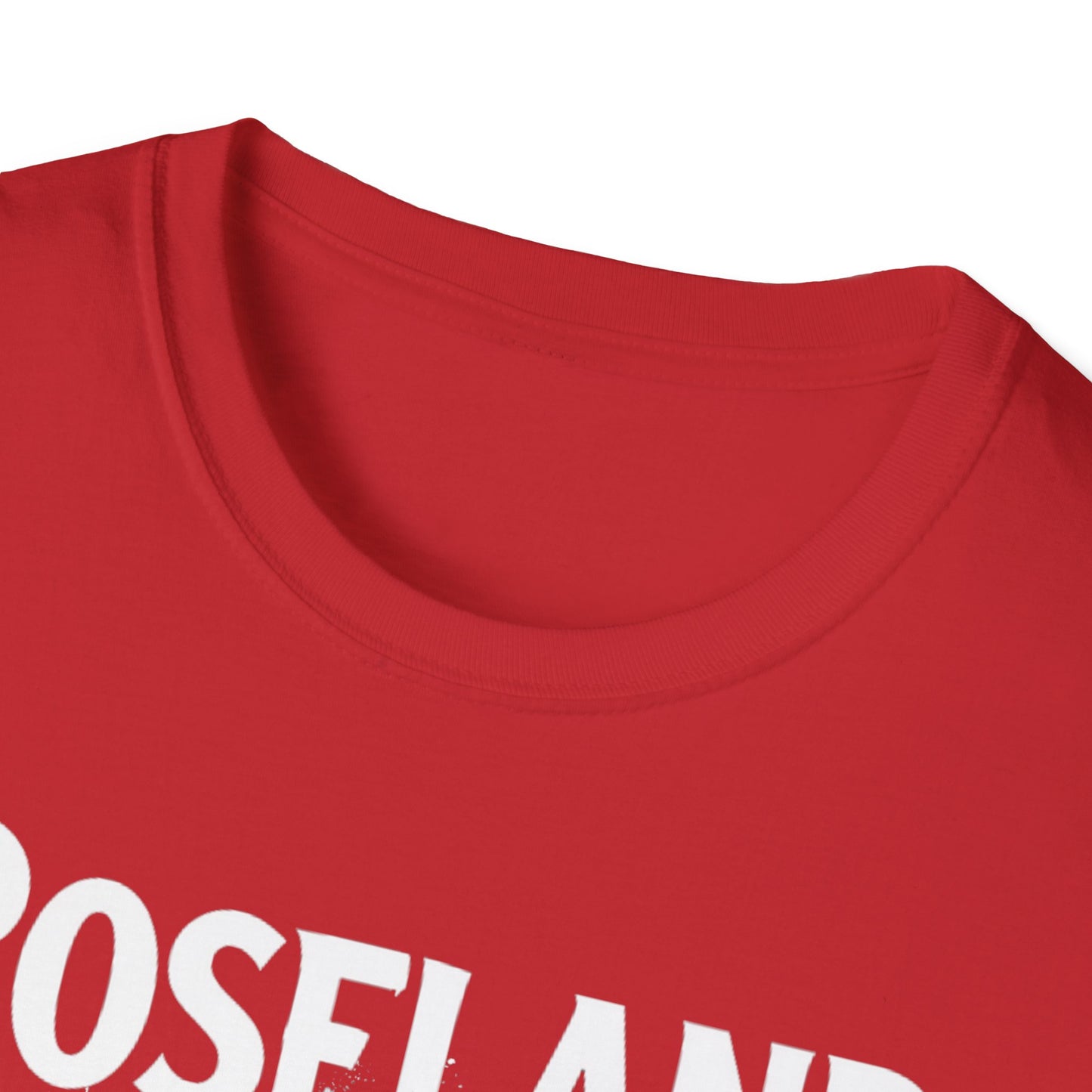 ROSELAND, We Support Our Own 2, Hardcore Local White Leaf T-Shirt, Softstyle Graphic Tee, Unisex Casual Wear, Support Local Merch, Gift for Community Lovers Finkz Windsor