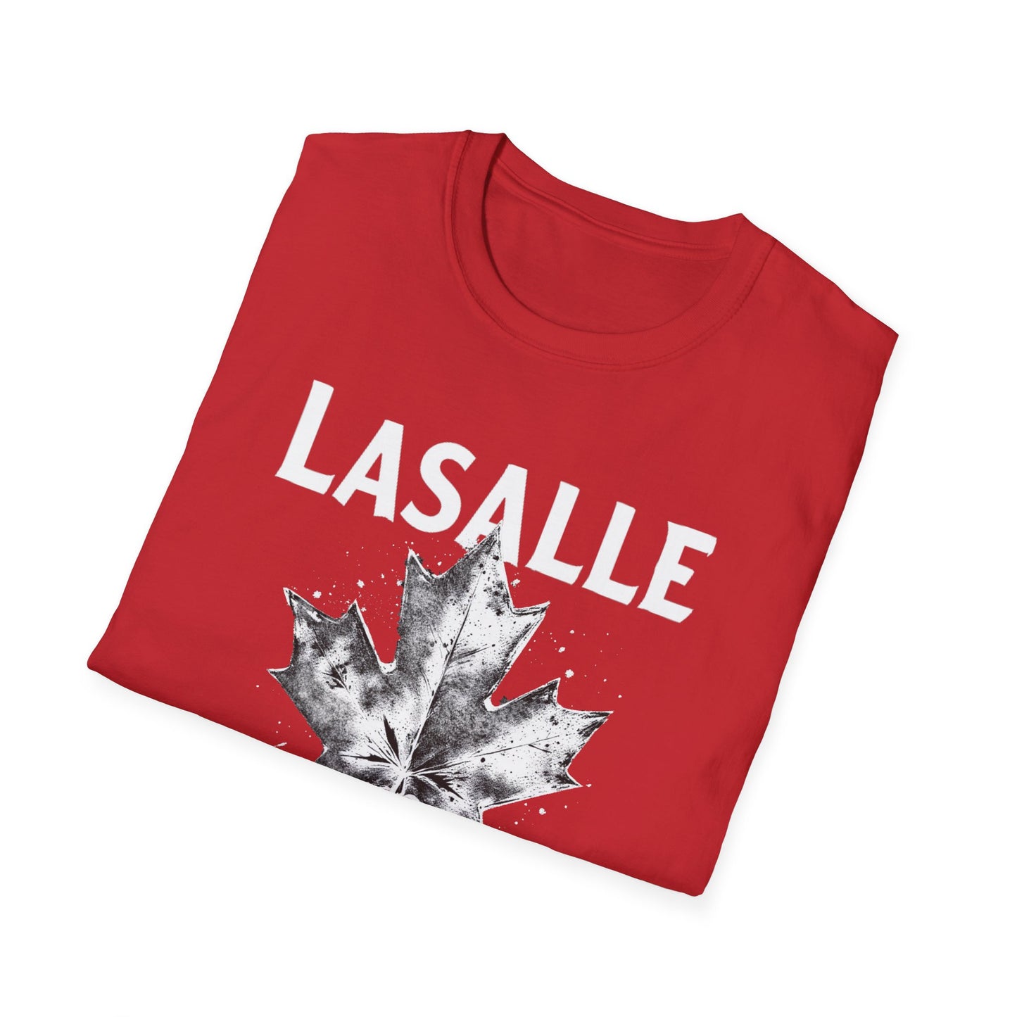 LASALLE, Rep'n My Hood, Hardcore Local Cool Leaf T-Shirt, Softstyle Graphic Tee, Unisex Casual Wear, Support Local Merch, Gift for Community Lovers, Finkz WINDSOR