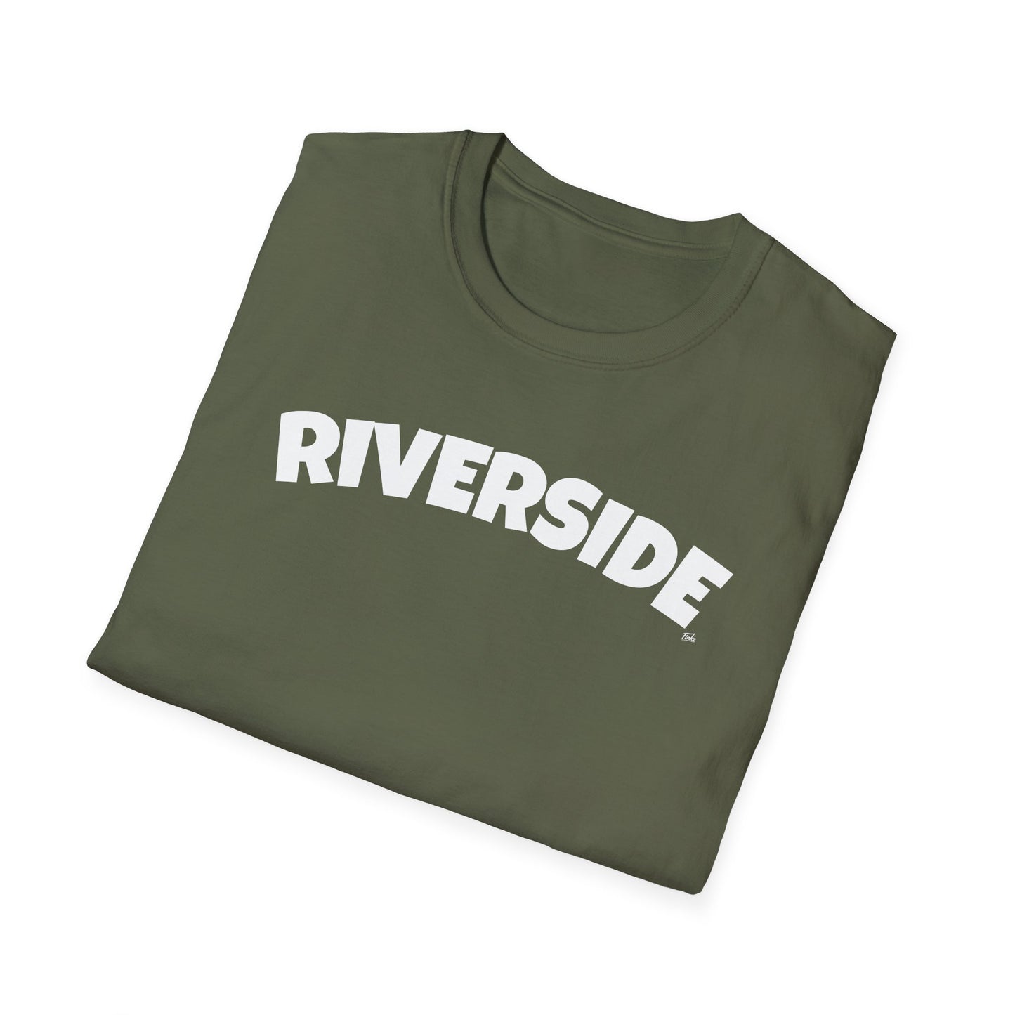 RIVERSIDE T-Shirt, Softstyle Graphic Tee, Unisex Casual Wear, Support Local Merch, Gift for Community Lovers, Finkz Windsor