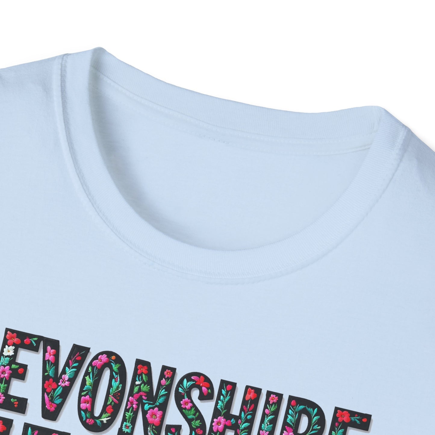 DEVONSHIRE HEIGHTS Local Gal Flower-Heart T-Shirt, 3 Softstyle Graphic Tee, Unisex Casual Wear, Support Local Merch, Gift for Community Lovers, Finkz WINDSOR