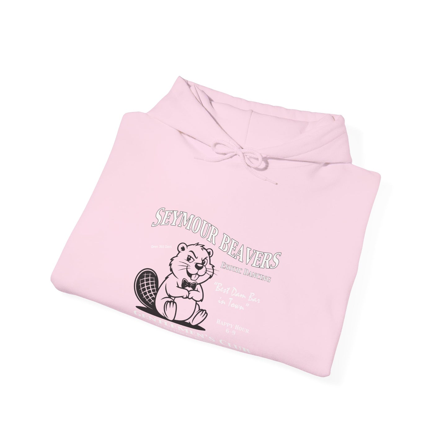 Seymour Beaver c00-n00-hs009, Hooded Sweatshirt -  Unisex Heavy Blend™ Pullover, Casual Hoodie for Every Day, Gift for Friends, Support'n Locals -Local Pride Apparel Support Your Community