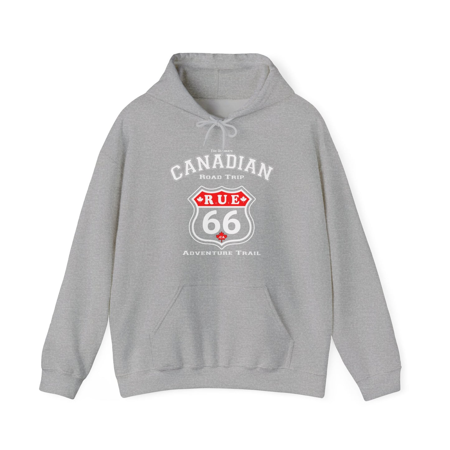 Canadian Rue66 Roadtrip Black Hoodie -  Hooded Sweatshirt