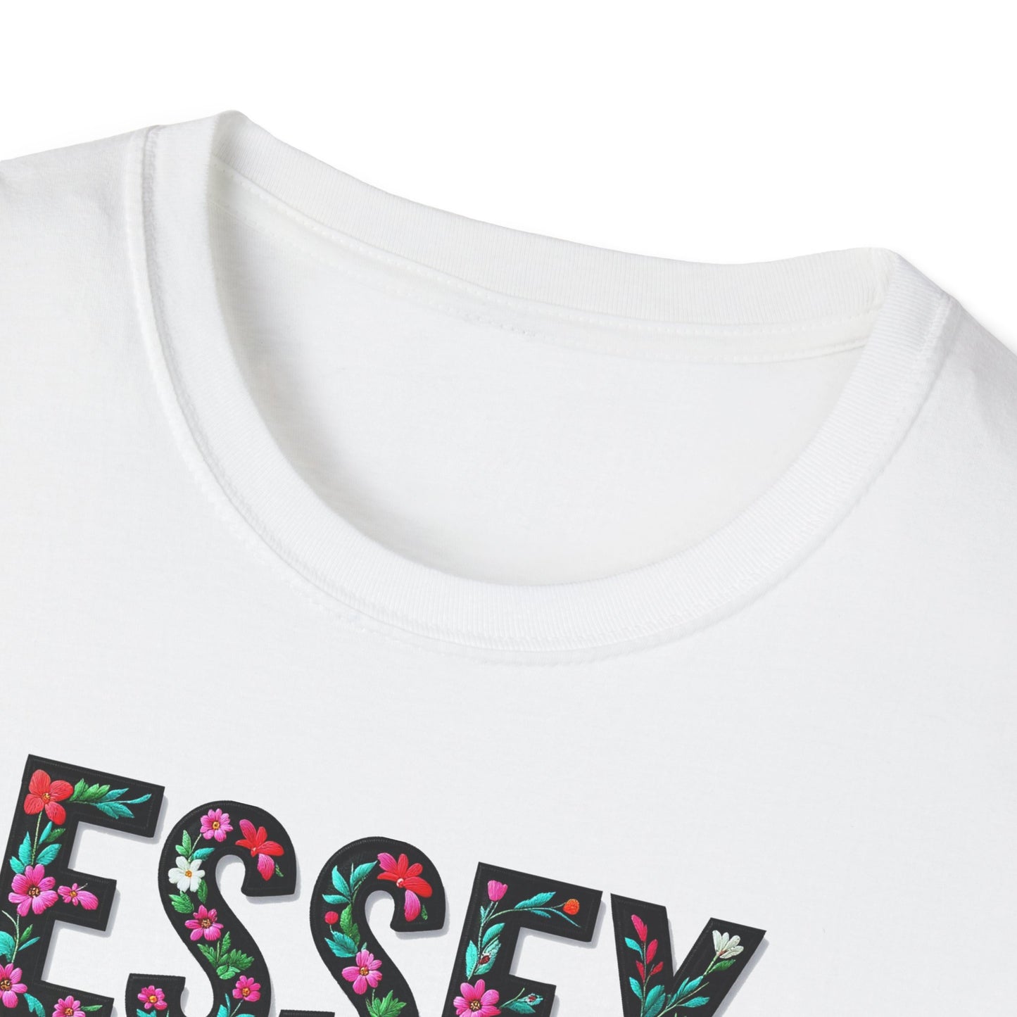 ESSEX Local Gal Flower-Heart T-Shirt, 3 Softstyle Graphic Tee, Unisex Casual Wear, Support Local Merch, Gift for Community Lovers, Finkz WINDSOR