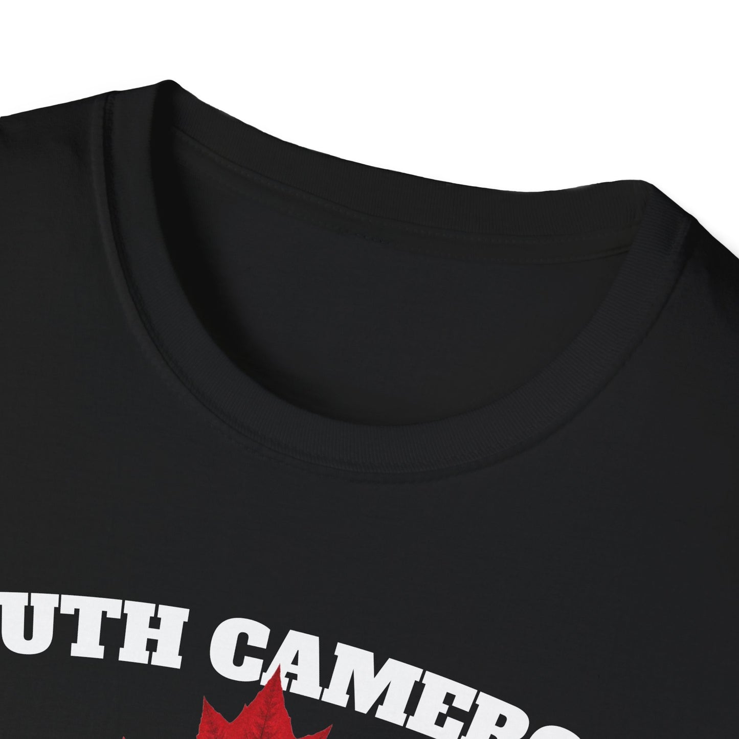SOUTH CAMERON Local Gal Red Leaf T-Shirt, Softstyle Graphic Tee, Unisex Casual Wear, Support Local Merch, Gift for Community Lovers, Finkz Windsor