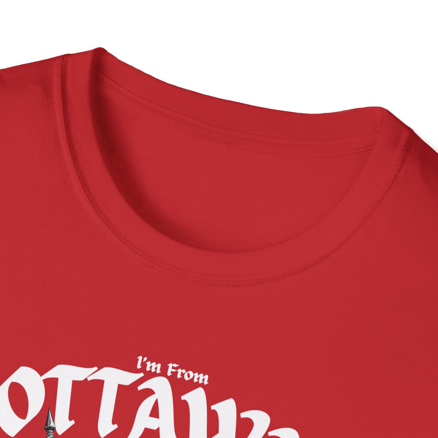 Ottawa Underestimate Guy T-Shirt, c07-n00-s002 Softstyle Graphic Tee, Unisex Casual Wear, Support'n Locals Merch, Gift for Community Lovers.