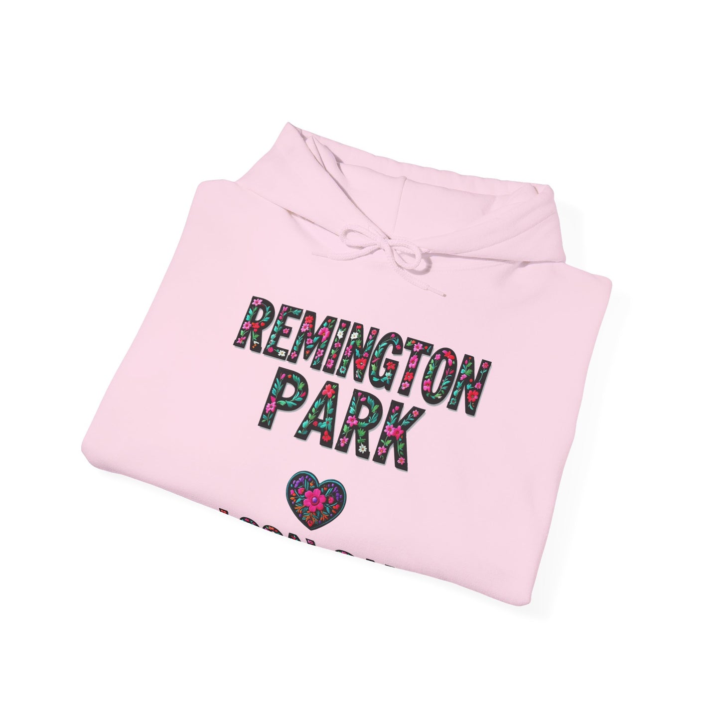 Remington Park Local Gal Flower c01-n10-hs005, Hooded Sweatshirt -  Unisex Heavy Blend™ Pullover, Casual Hoodie for Every Day, Gift for Friends, Support'n Locals -Local Pride Apparel Support Your Community