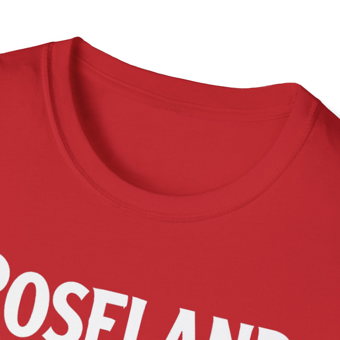 ROSELAND, Rep'n My Hood, Hardcore Local Cool Leaf T-Shirt, Softstyle Graphic Tee, Unisex Casual Wear, Support Local Merch, Gift for Community Lovers, Finkz WINDSOR