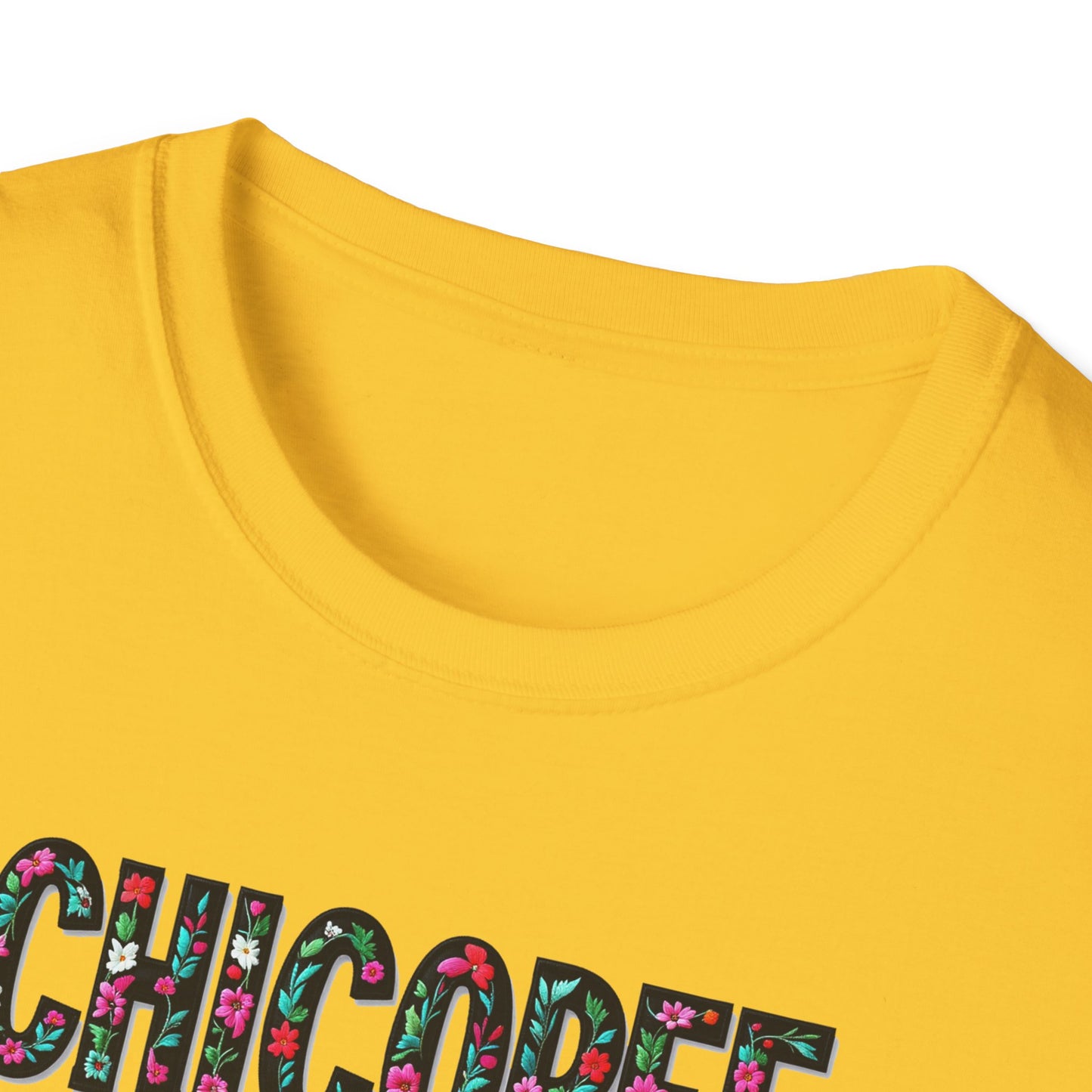 Chicopee Local Gal Flower-Heart T-Shirt, c03-n01-s05  Softstyle Graphic Tee, Unisex Casual Wear, Support Local Merch, Gift for Community Lovers, Finkz WINDSOR