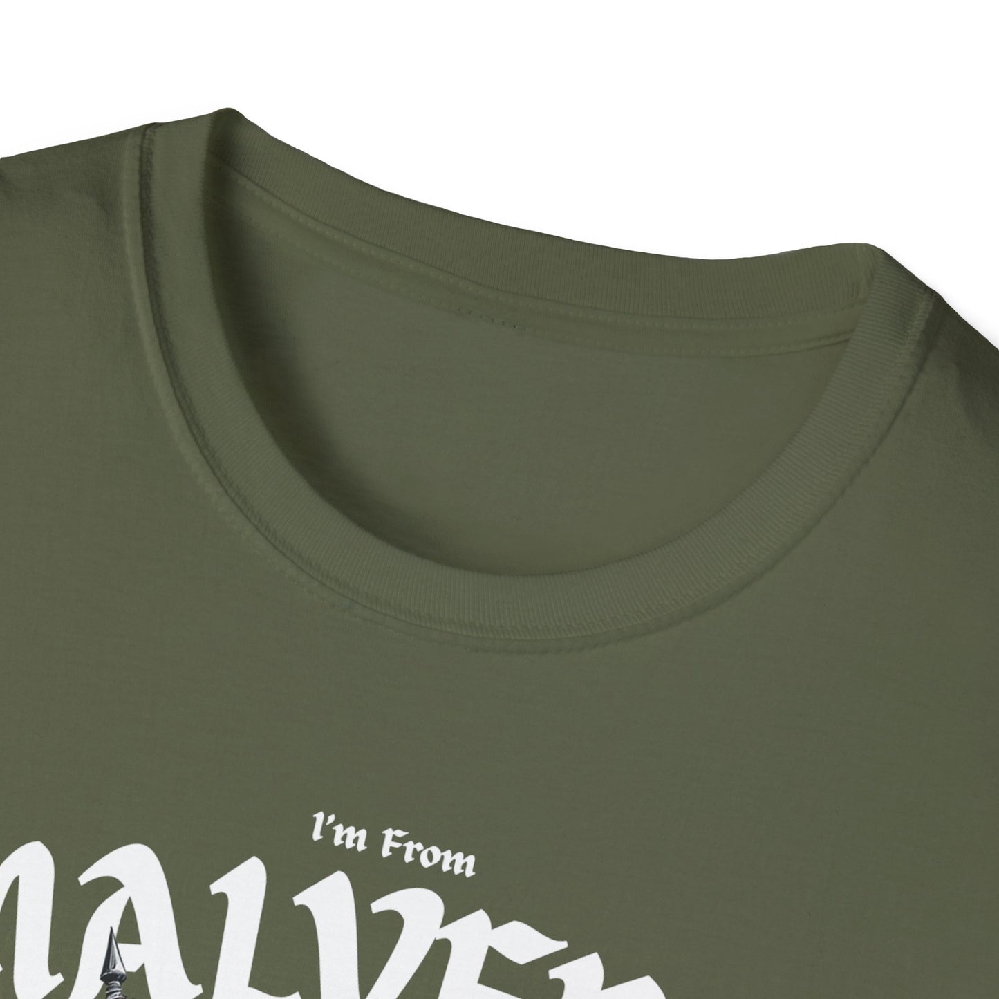 Malvern Underestimate Guy T-Shirt, c06-n04-s002 Softstyle Graphic Tee, Unisex Casual Wear, Support'n Locals Merch, Gift for Community Lovers.